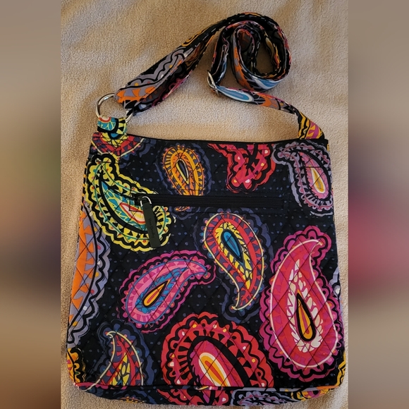 Vera Bradley Twilight Paisley Tri Zip Crossbody Bag - BRAND NEW NEVER USED! - Picture 13 of 16